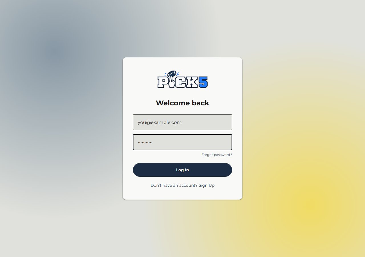 Log in form filled in with email and password
